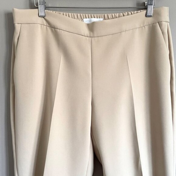 Raffaello Rossi Beige Aisha Pull-On Straight Cropped Pants - 44EU/L-XL 🇮🇹 - Picture 4 of 16